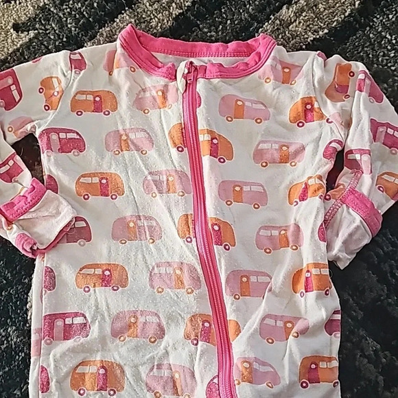 Kickee Pants Bamboo Sleeper Zip Camper Pattern - Picture 2 of 2